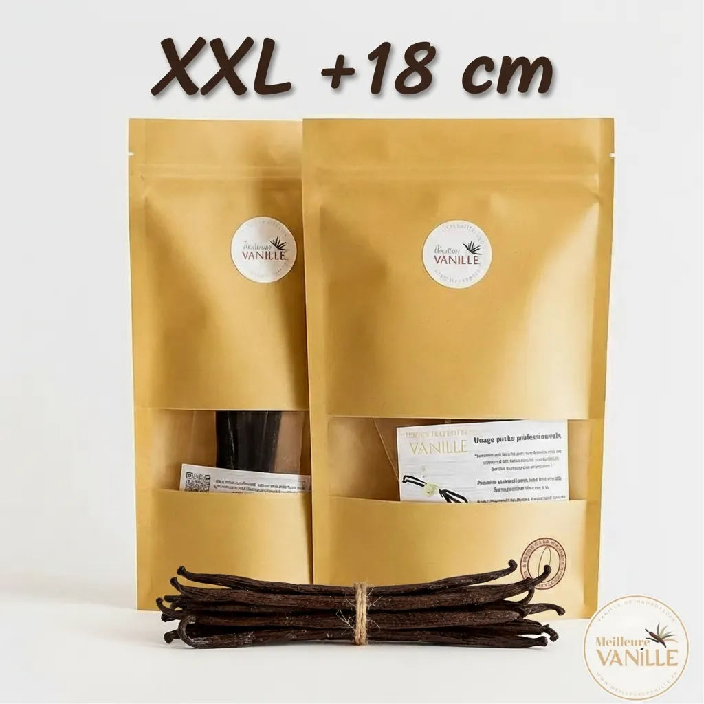 Pack 30 XXL- Gousses de vanille Bourbon Madagascar 18-20 cm