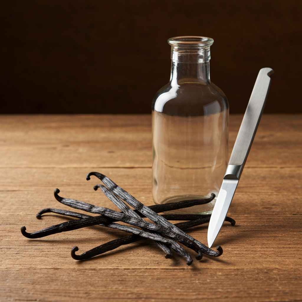 Faire son propre extrait de vanille maison.