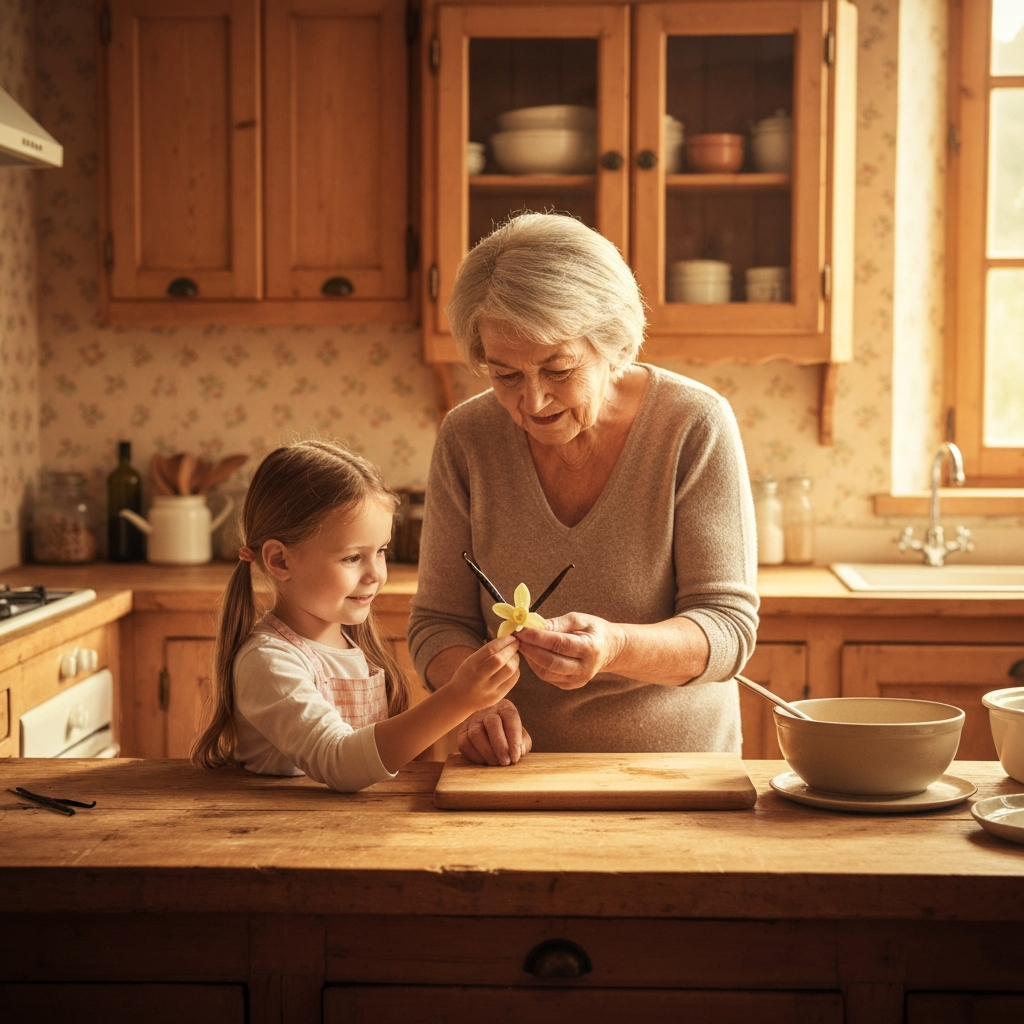 Pourquoi l’odeur de la vanille nous rappelle l’enfance (réconfort).
