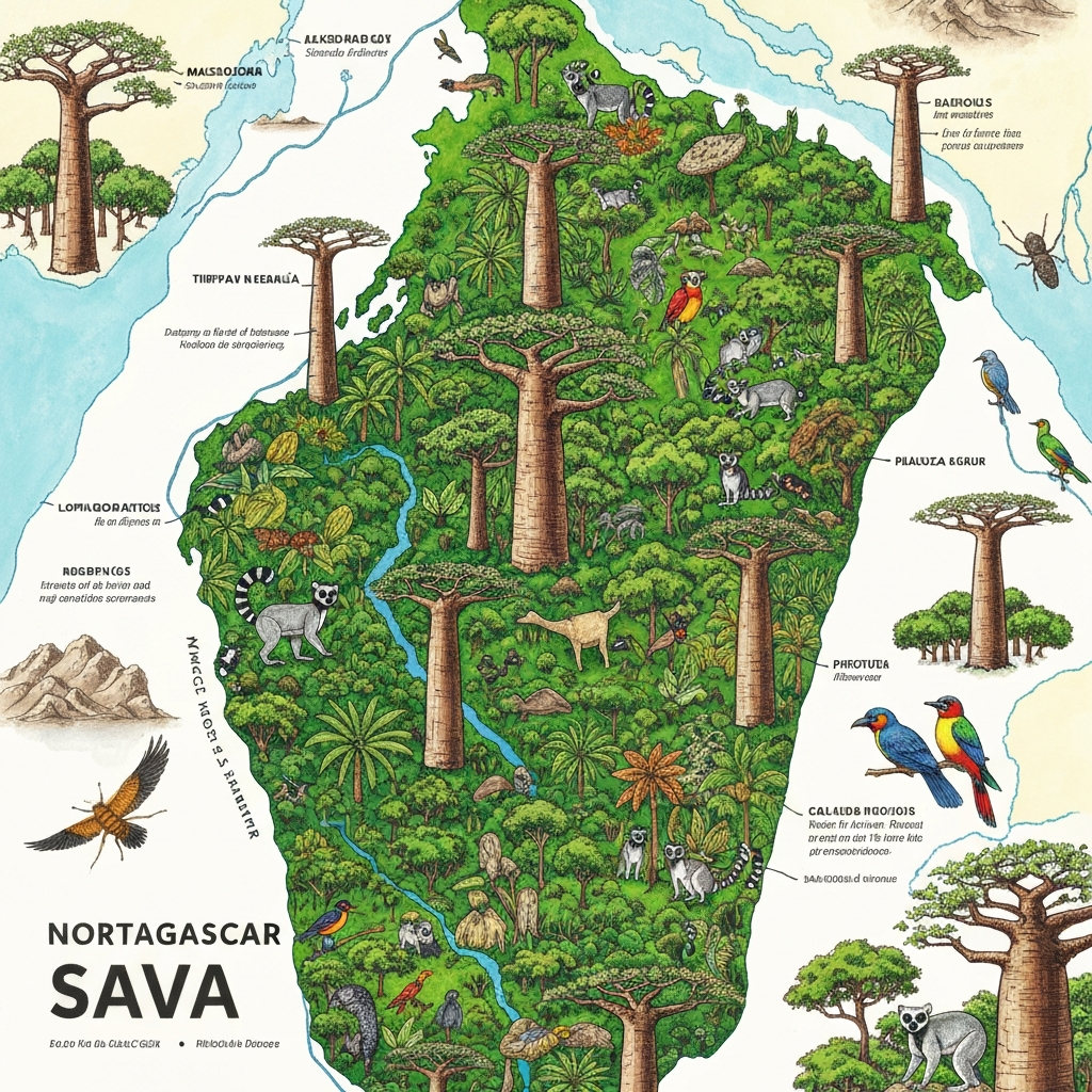 Le terroir de la région SAVA (Sambava, Antalaha, Vohémar, Andapa).